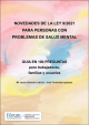 Portada Novedades de la Ley 8/2021 para Personas con problemas de Salud Mental. Guía en 100 preguntas para trabajadores, familias y usuarios