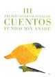 Portada del Libro III Premio internacional de cuentos Fundación ANADE