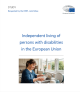 Portada Independent living of persons with disabilities in the European Union