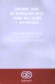 Portada del libro Informe 2006 de Fundación ONCE sobre exclusión y diversidad