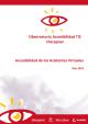 Portada Accesibilidad de los Asistentes Virtuales Año 2019