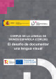 Portada Corpus de la lengua de signos española (CORLSE) el desafío de documentar una lengua visual