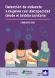 Portada Detección de violencia a mujeres con discapacidad desde el ámbito sanitario (Lectura Fácil)