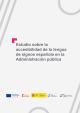Portada Estudio sobre la accesibilidad de la lengua de signos española en la Administración pública