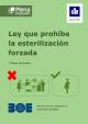 Portada Ley que prohíbe la esterilización forzada
