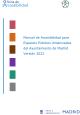 Portada Manual de Accesibilidad para Espacios Públicos Urbanizados del Ayuntamiento de Madrid. Versión 2022