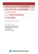 Cubierta Manual para la atención psicosocial y espiritual a personas con enfermedades avanzadas