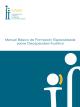 Portada Manual básico de formación especializada sobre discapacidad auditiva