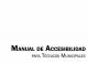 Portada del manual de manual de accesibilidad para técnicos municipales