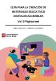 Cubierta Guía para la creación de materiales educativos digitales accesibles. Vol. 5 Páginas web