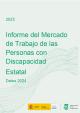 Portada Informe del mercado de trabajo de las personas con discapacidad. Estatal. Datos 2024