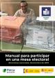 Portada Manual para participar en una mesa electoral
