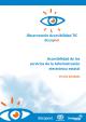 Portada Accesibilidad de los servicios de la administración electrónica estatal