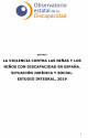 Portada La violencia contra las niñas y los niños con discapacidad en España. Situación jurídica y social. Estudio integral 2019