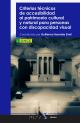 Portada Criterios técnicos de accesibilidad al patrimonio cultural y natural para personas con discapacidad visual. al patrimonio cultural y natural para personas con discapacidad visual