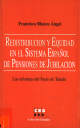 Portada Redistribución y equidad en el sistema español de pensiones de jubilación