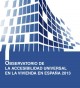 Portada DVD Observatorio de la accesibilidad universal en la vivienda en España 2013 