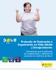 Portada Protocolo de evaluación y seguimiento en vida adulta y envejecimiento. Herramienta para la detección de envejecimiento o deterioro de personas con síndrome de Down
