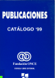 Portada Catálogo de publicaciones Fundación ONCE (1999)