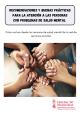 Portada Recomendaciones y buenas prácticas para la atención a las personas con problemas de salud mental