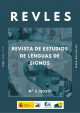 Portada Revista de Estudios de Lenguas de Signos REVLES (Núm. 2)