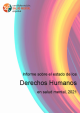 Cubierta Informe sobre el estado de los Derechos Humanos en Salud Mental (2021)