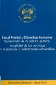 Portada del Libro Salud Mental y Derechos Humanos (Perú)