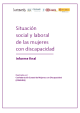 Portada Estudio de la situación social y laboral de las mujeres con discapacidad 