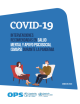 Cubierta COVID 19. Intervenciones recomendadas en Salud Mental y Apoyo Psicosocial (SMAPS) durante la pandemia