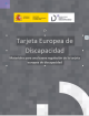Portada Tarjeta Europea de Discapacidad. Materiales para una buena regulación de la tarjeta europea de discapacidad