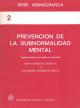 Portada Prevención de la subnormalidad mental
