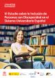 Portada VI Estudio sobre la Inclusión de Personas con Discapacidad en el Sistema Universitario Español