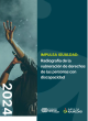 Portada Radiografía de la vulneración de derechos de las personas con discapacidad
